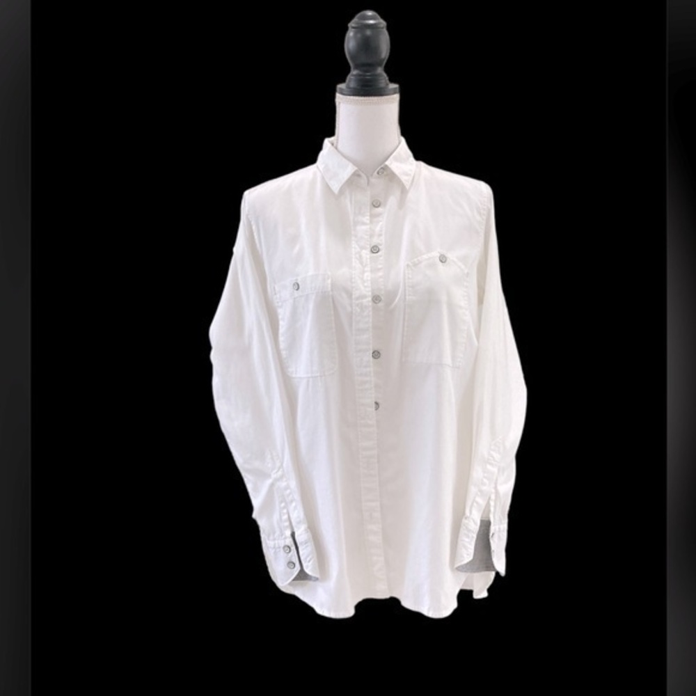 Rag & bone button down shirt white size XS